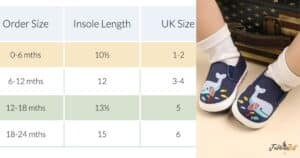 What size shoes for 12 month old