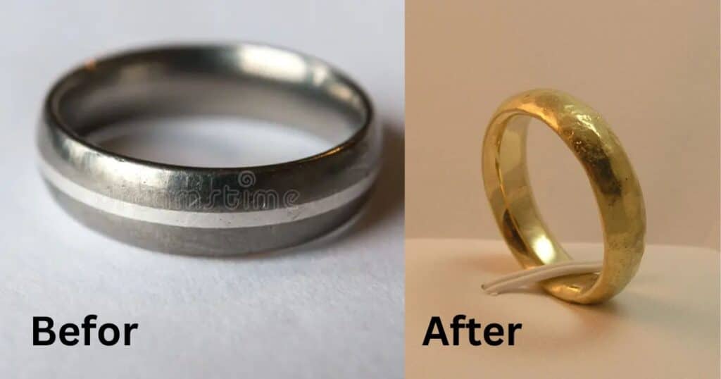 how to polish gold ring from scratches